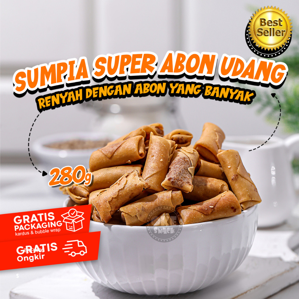 

Sumpia Kwalitas Super Abon Udang 280g
