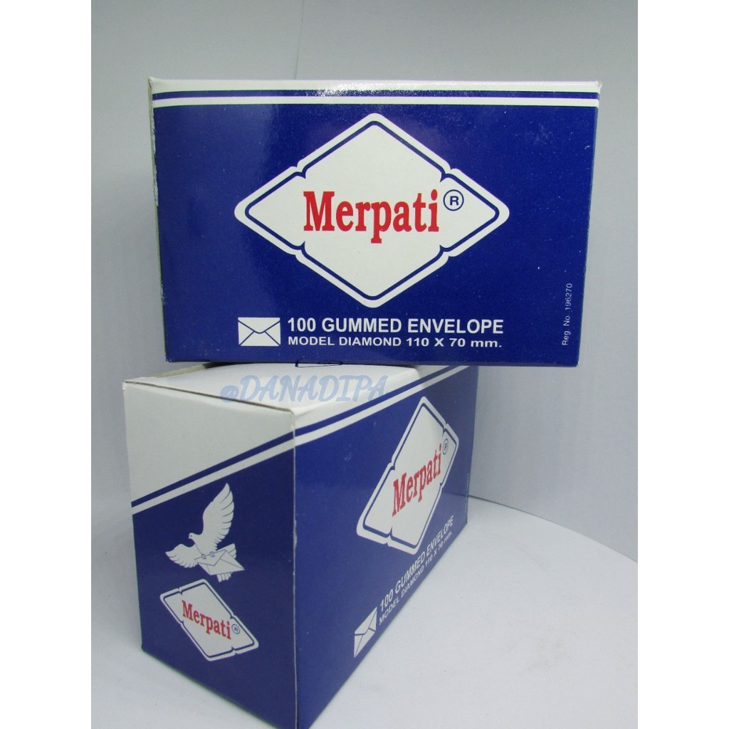 

[RB] "Amplop Merpati Kiky Ukuran 110 x 70 mm - Putih Polos, Ideal''