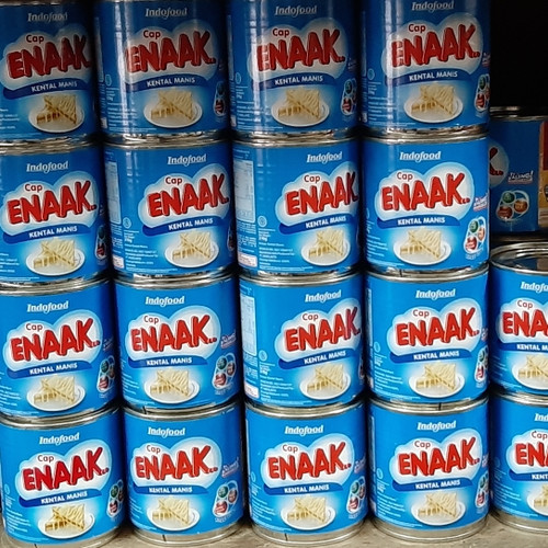 

Kental manis cap Enaak Plain kaleng 370gr
