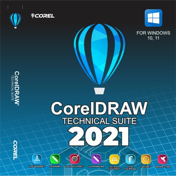 10 Device Original CorelDRAW Technical Suite 2021