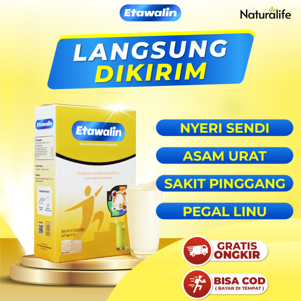 

Etawalin Susu Kambing Etawa Meredakan Nyeri Sendi dan Asam Urat Original