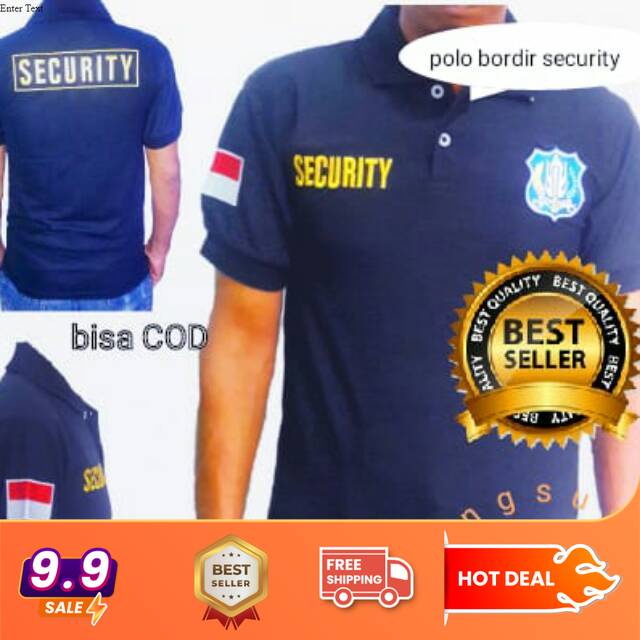 Kaos security /KAOS KERAH SECURITY /Kaos Polo Shirt /Kaos polo