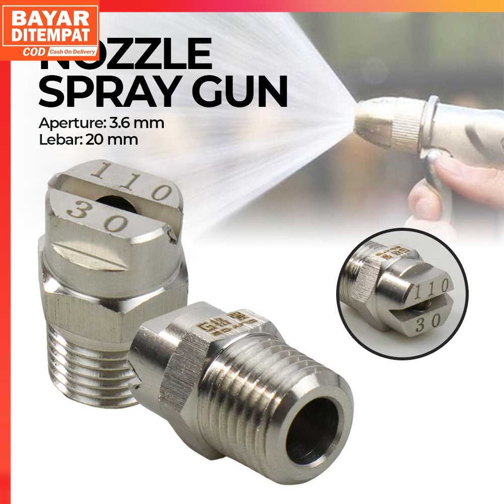 ( 100% ORI ) MX Nozzle Spray Gun Cuci Mobil Stainless Steel 110 Derajat - MX1