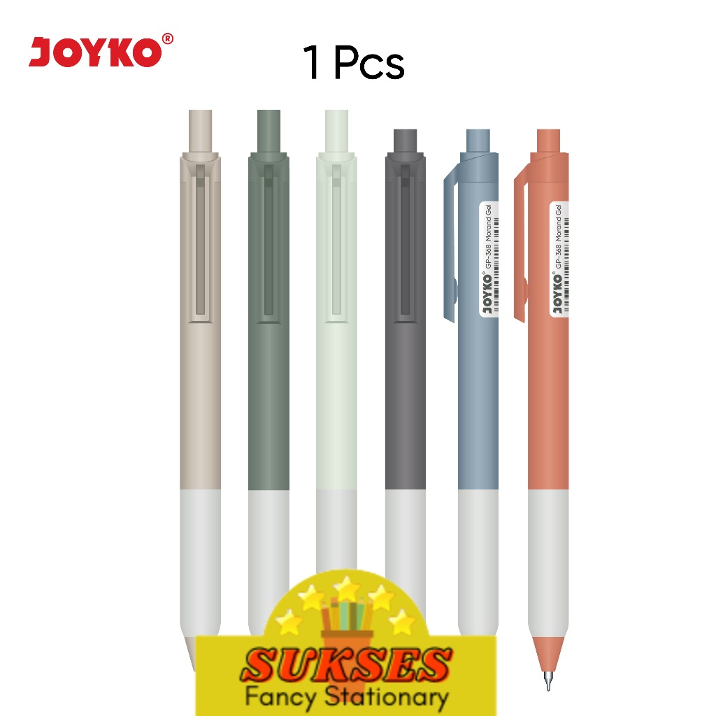

Gel Pen Pulpen Pena Joyko GP-368 Morand Gel 0.5 mm
