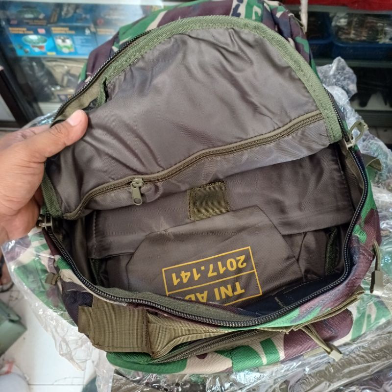 Tas Ransel Loreng TNI AD Original