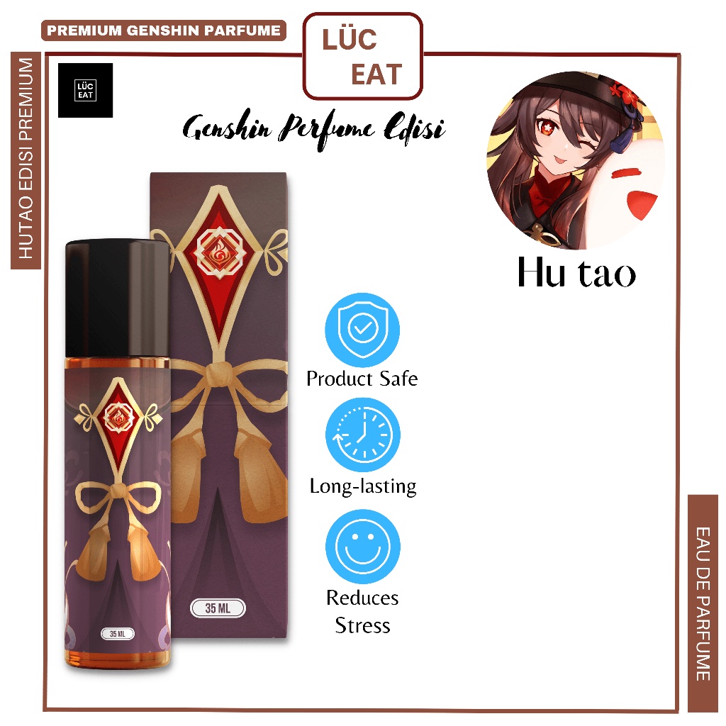 Parfum Luceat Genshin Impact Hutao Edisi Parfum Genshin 35ml | Genshin Impact Hutao