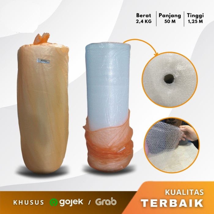 

Bubble Wrap roll Hitam 125cm x 50 meter - Hitam, TEBAL 2KG