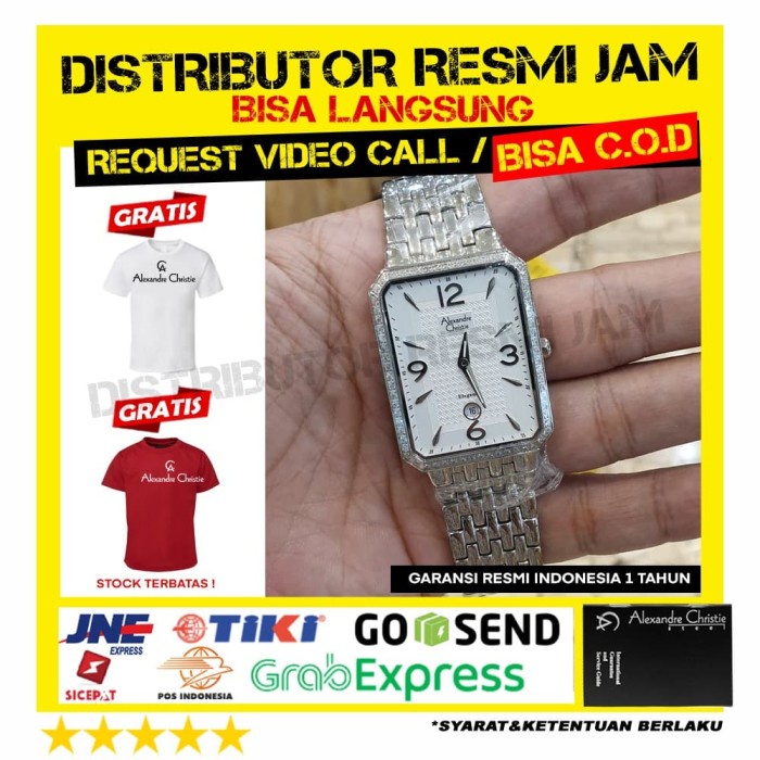 jam tangan alexandre christie 8391md 8391 new garansi resmi
