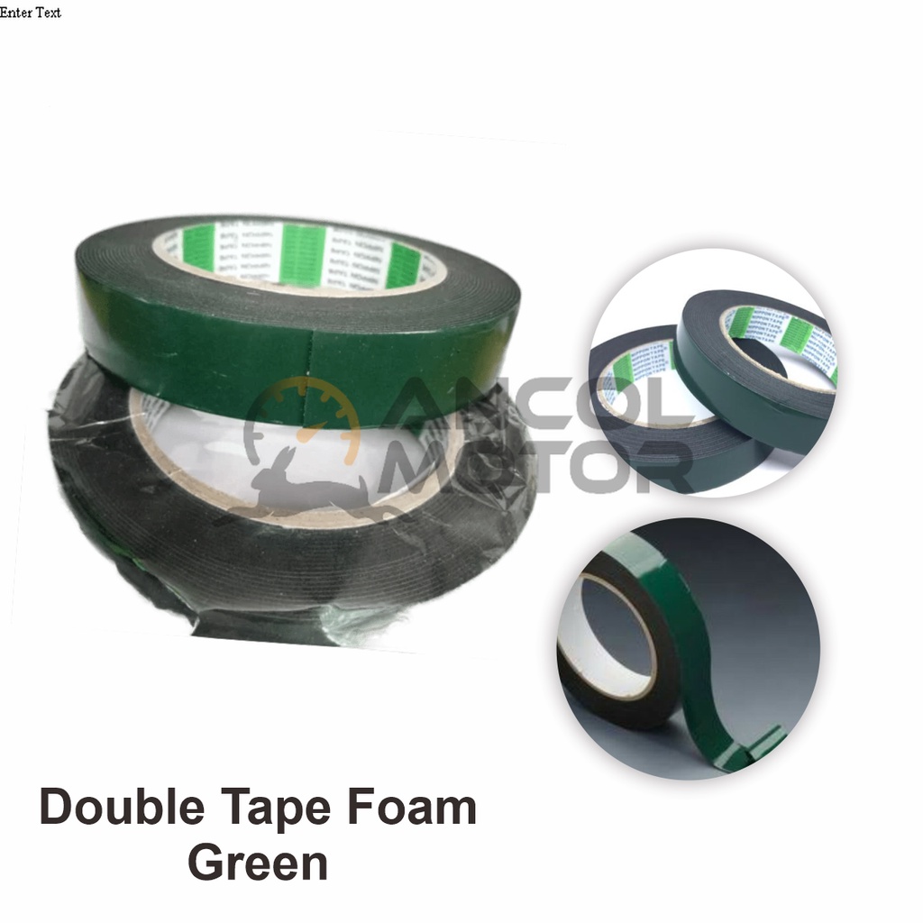 

Green Double Tape 1inci 5M Isolasi Perekat Serba Guna Foam Busa Hijau