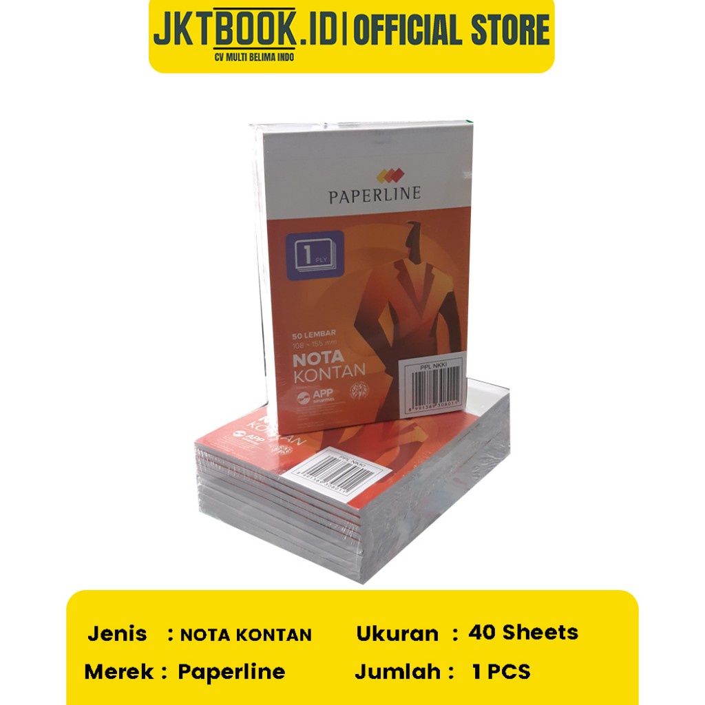 

Buku Nota Kontan Paper Line