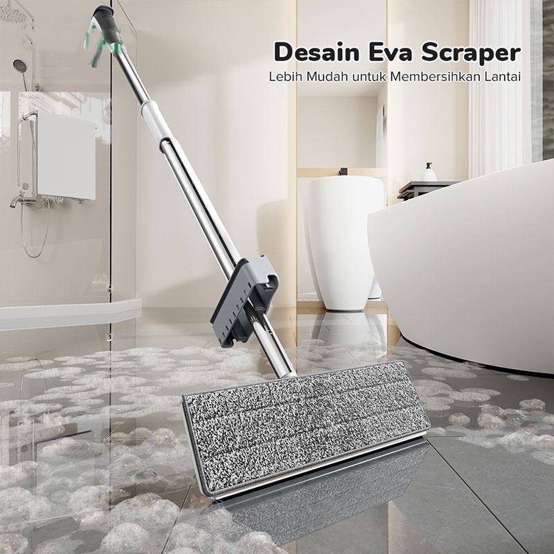 KING Dreams Standing Spray Mop 3in1 Upgradable Alat Pel Semprot Dapat Berdiri Dengan Kain Microfiber