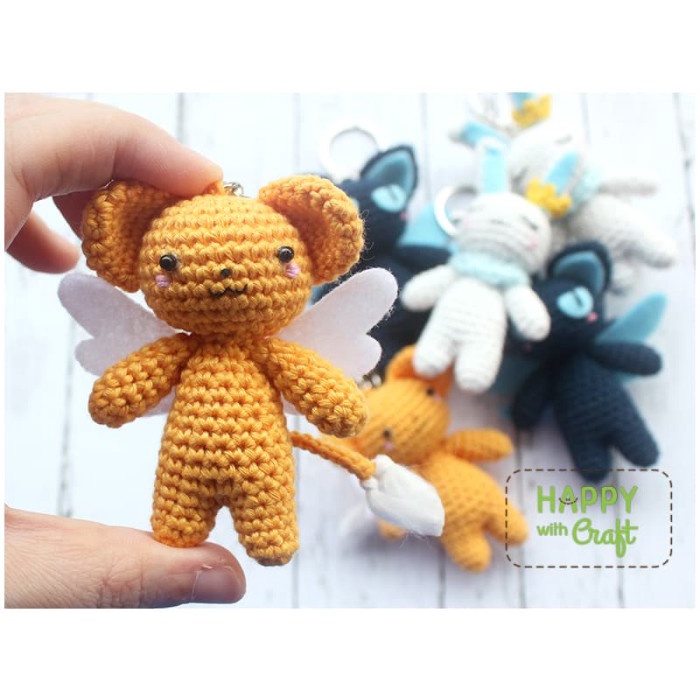 Ganci / Bagcharm Rajut Kero-Chan Cardcaptor Sakura