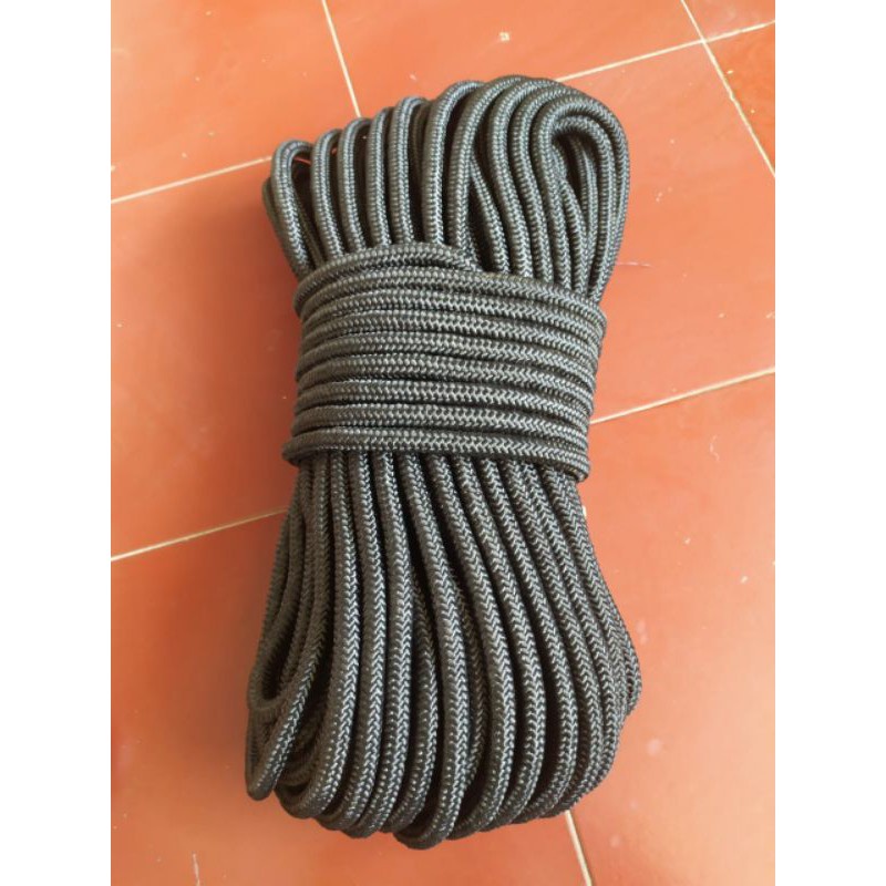 tali karmantel statis 12MM 20mtr-tali carmantel 12MM jatah tni-tali panjat tebing rope 8mm