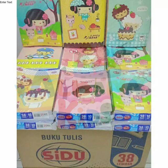 

(COD) Buku Tulis SIDU Vision 38 lmbr 1 pak (10pcs)