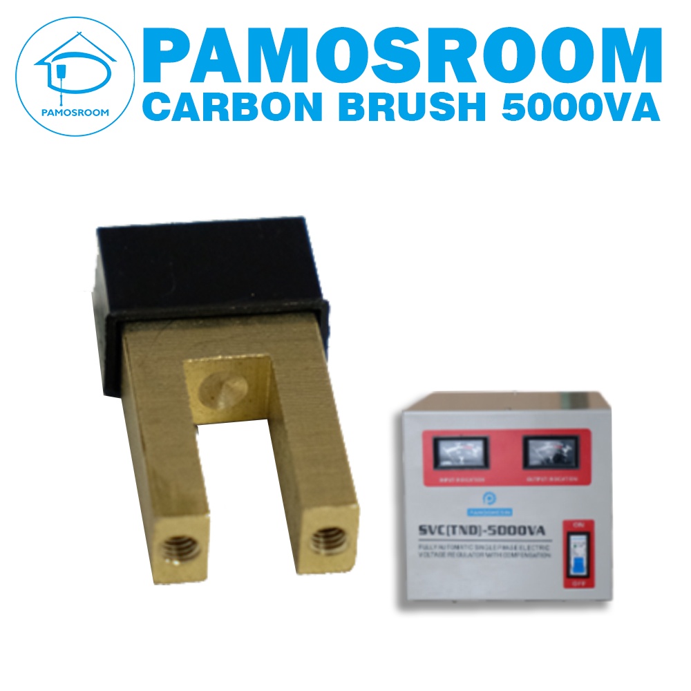 Pamosroom Carbon Brush Stabilizer 5000VA Arang Pengalir Arus Listrik Stavol Sparepart Stabilizer