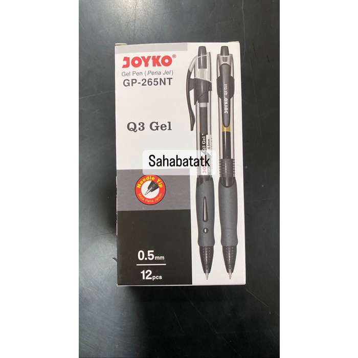 

JOYKO PEN GELL GP-265 / JOYKO PULPEN GELL / PULPEN GELL MURAH - 265 HITAM