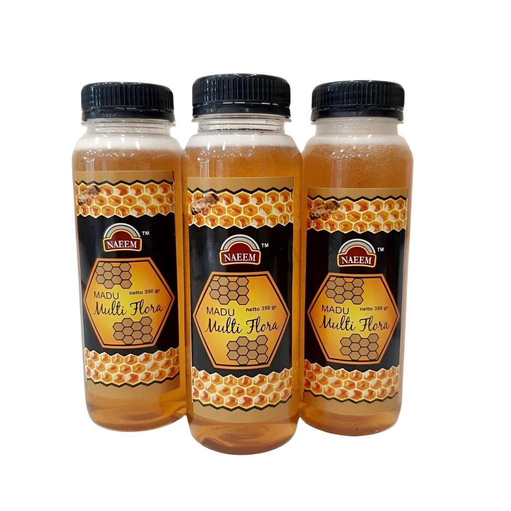 

Madu Asli Multiflora 100 mL Original 100% / Madu Kemas Ulang Botol Plastik 100 mL Tanpa Label