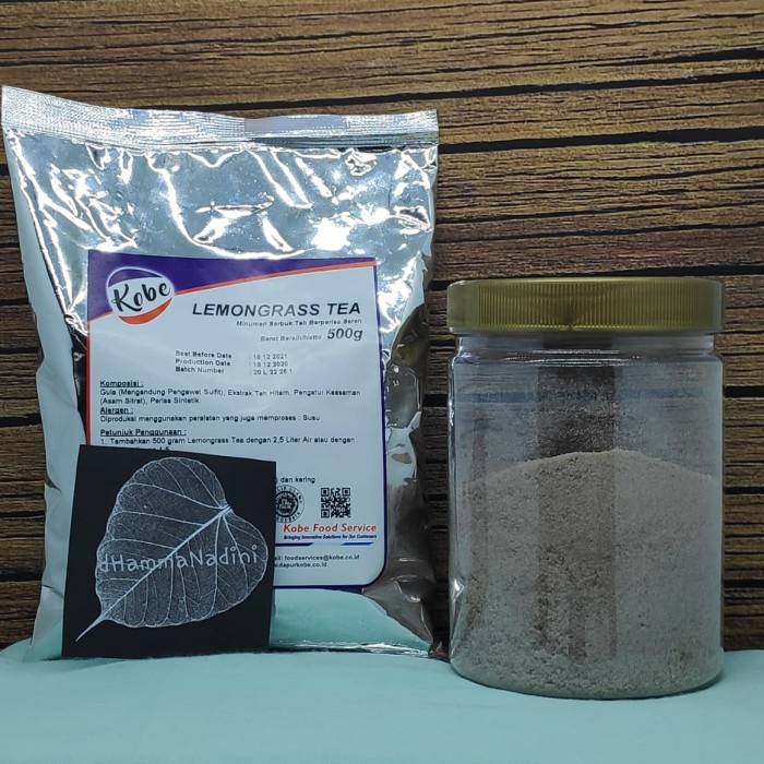 

✨PROMO✨ -Lemongrass Tea Kobe 500 gr/bubuk teh sereh 1/2kg/powder/serbuk