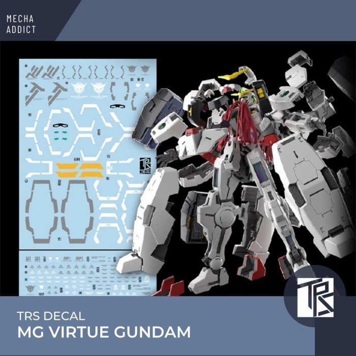 Water Slide Decal MG VIRTUE GUNDAM by TRS  Transamsphere