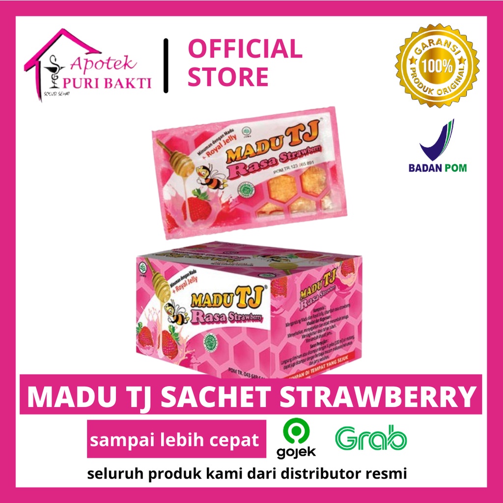 

Madu TJ Rasa Strowberry 12 Sachet