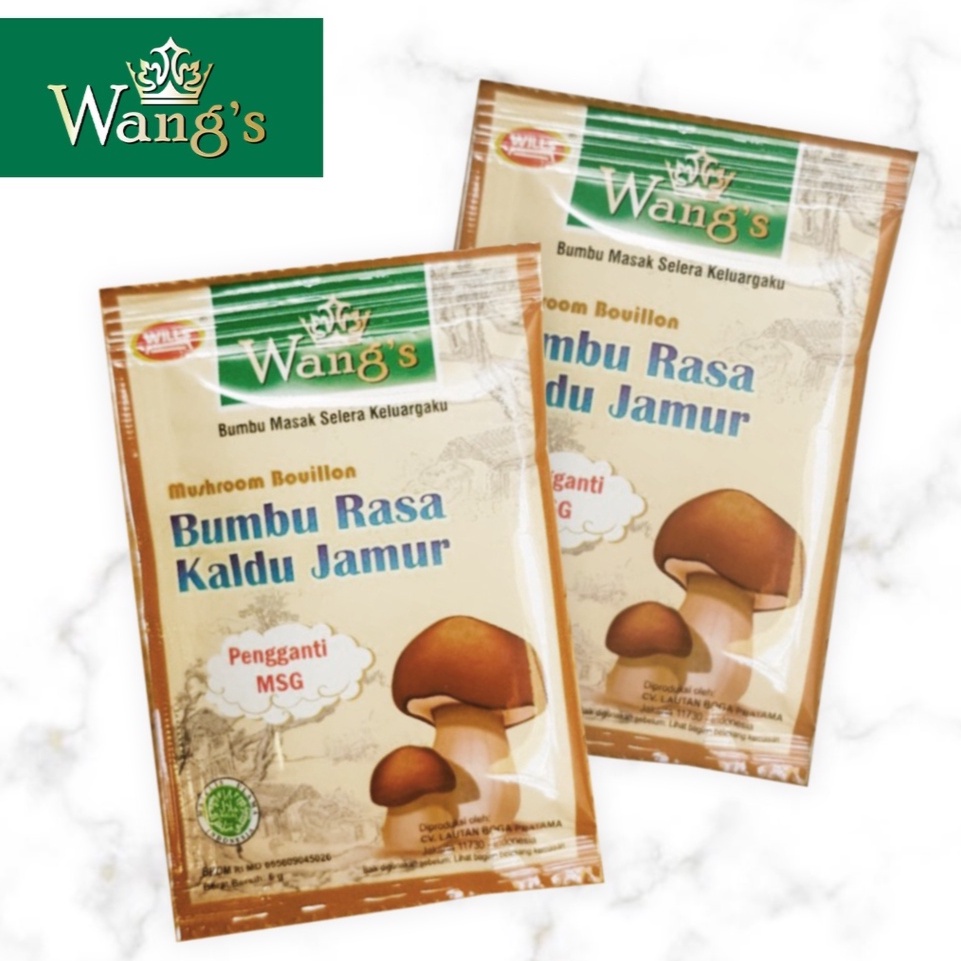 

WANG'S Kaldu Jamur 1 pack isi 6gr x 24 sachet ORIGINAL