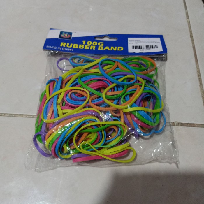gelang karet warna warni