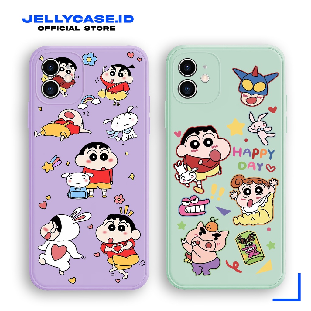 Soft Case Infinix Note 30 Hot30 Smart 7 Smart5 Hot10Play Hot 9 Play Note12 JE323 Shinchan Shiro Pig Softcase HP Aesthetic Casing Jelly Anime Kartun CameraPro