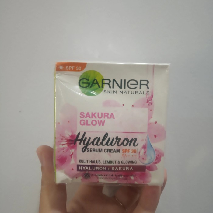 Garnier Sakura Glow Day Cream Night Cream 50 ml krim siang malam ORI