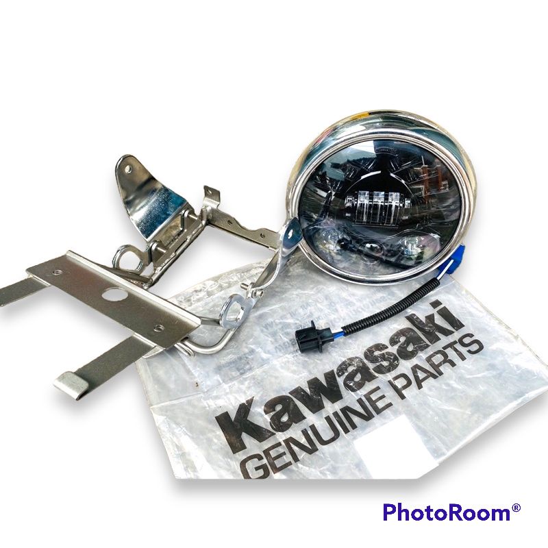 001 001 lampu depan ninja ss bulat chrome / Breket Lampu Ninja SS r set daymaker daymaker 7inc