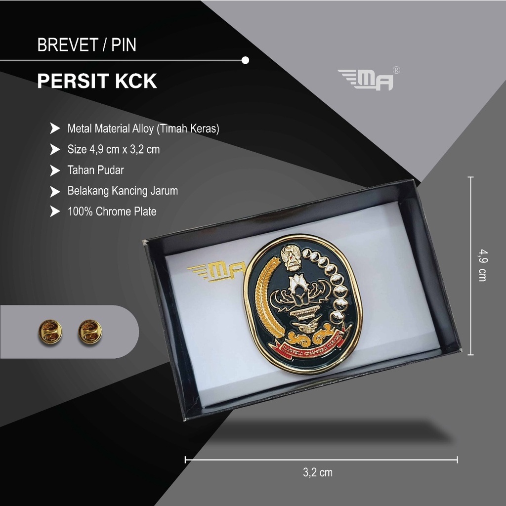 WING PERSIT KCK PDH BRIVET BREVET PIN PERSIT KCK