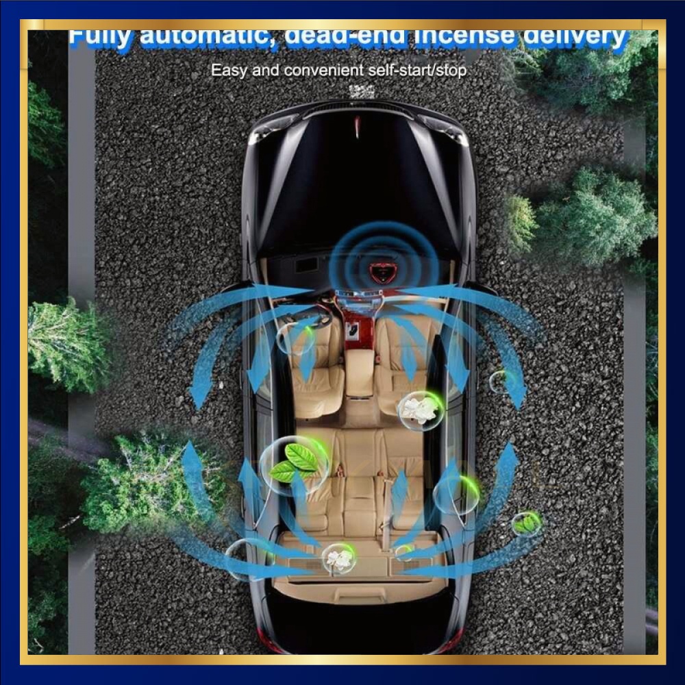 HGH Pengharum Mobil Otomatis Smart Spray Car with Essential Oil - V86