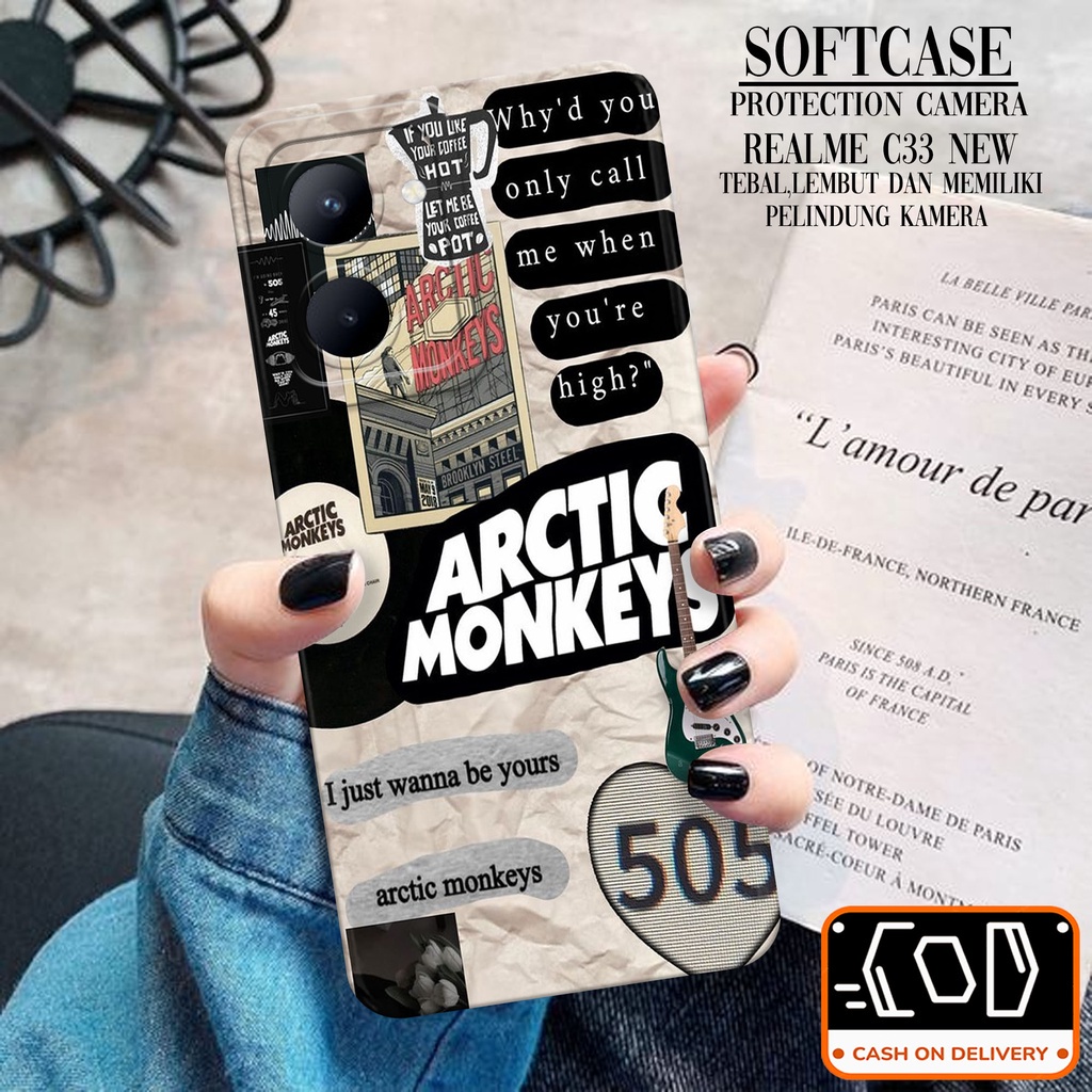 Softcase Silikon Hp Realme C33 Terbaru - Trans Case Casing Hp Realme C33 Terbaru