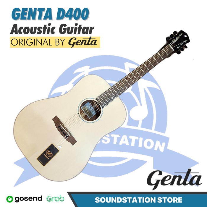 GENTA D400 Acoustic Guitar | Gitar Akustik