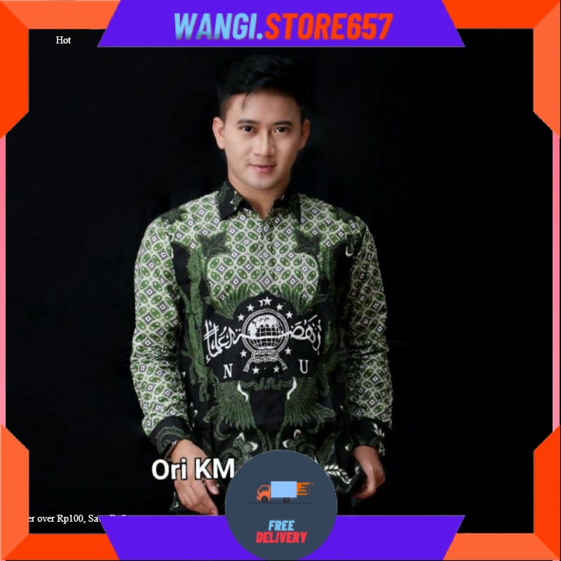 BAJU KEMERJA BATIK POLOS MOTIF KEREN PRIA LAKI" MAS" BAPAK" / Kemeja Pria Batik Lengan Panjang Motif