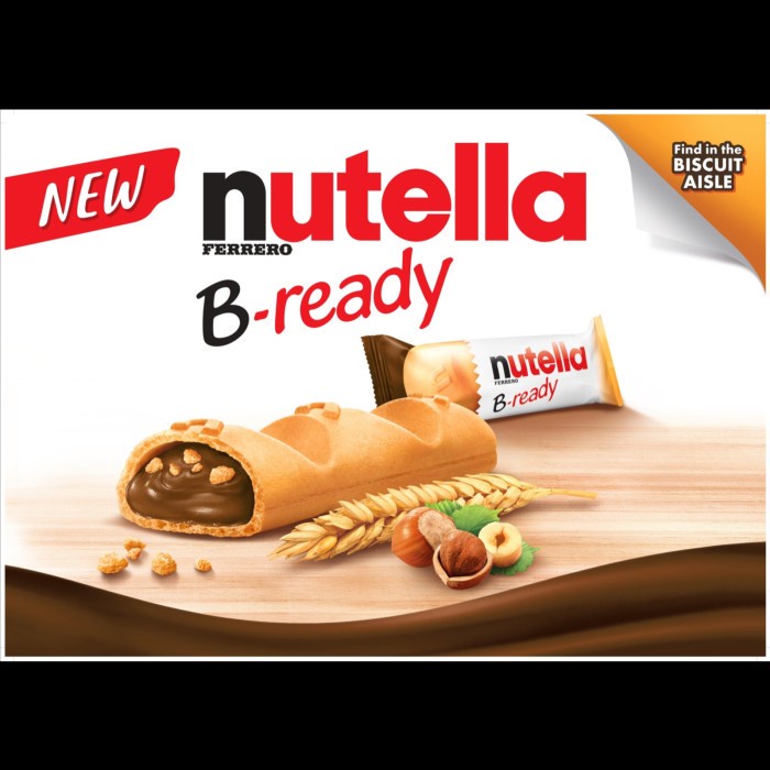 

Nutella B-Ready Single Bar Ferrero Jerman Bready 22gr