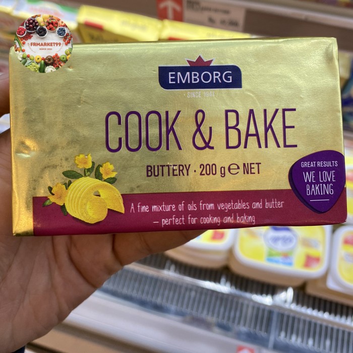 

Emborg Cook & Baked Buttery 200 grm