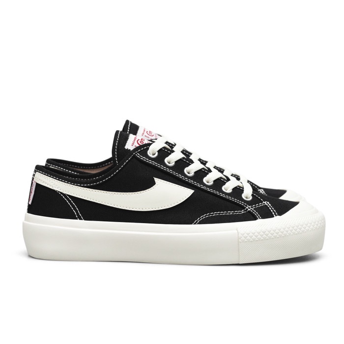 Sepatu Compass Gazelle Low Black White