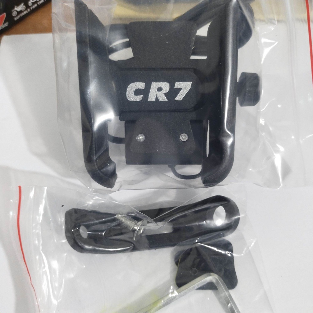 tempat hp / holder hp motor + cas an CR 7