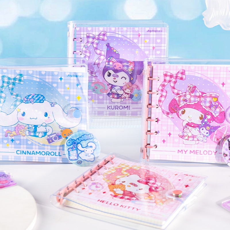 

(Toko Yunita) Binder sanrio license note cover transparant PVC / Notebook diary kartun cinnamoroll kuromi melody joytop