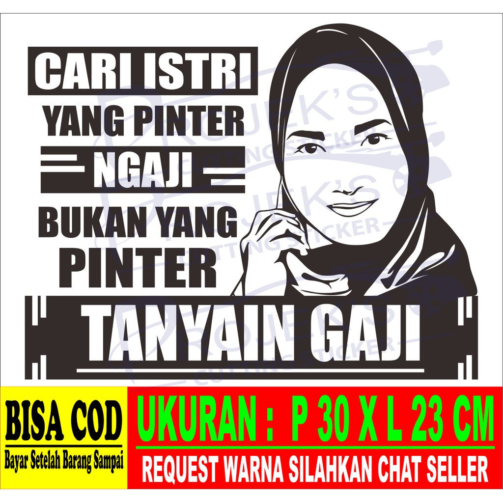 Stiker tulisan keren stiker mobil stiker pickup stiker