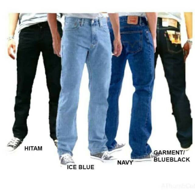 Celana Jeans Standar Pria Grosir - Celana Jeans Pria Regular Fit Murah - Celana Jeans Standar Bagus