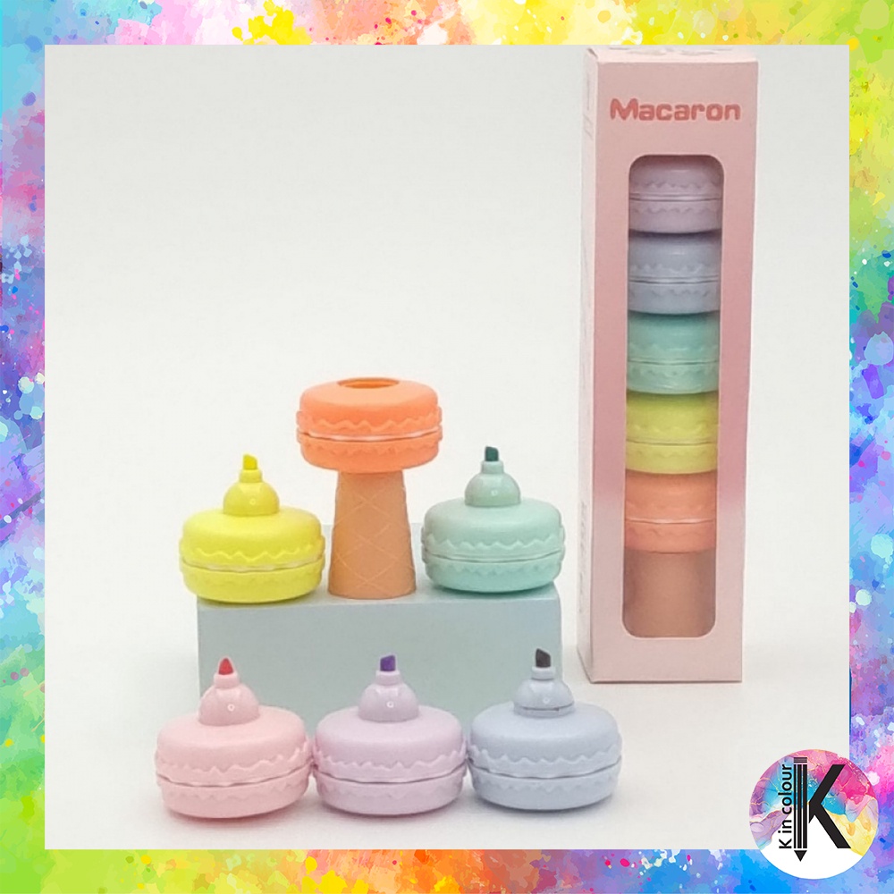 

Highlighter Macaroon Re-arrangeable 1 Set Isi 6