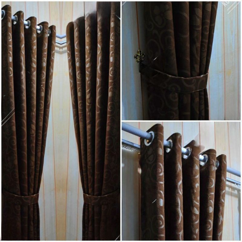 Tirai Pintu Gorden Panjang 4 meter jendela Pintu minimalis Gorden jendela panjang