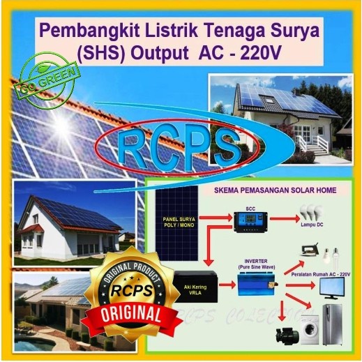 Paket Solar Home System Listrik Tenaga Surya PTSA 2000Watt PSW