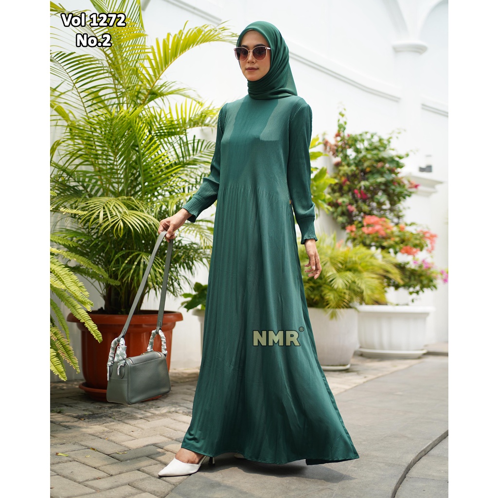 NMR Gamis Plisket Diamond Vol 1272-2