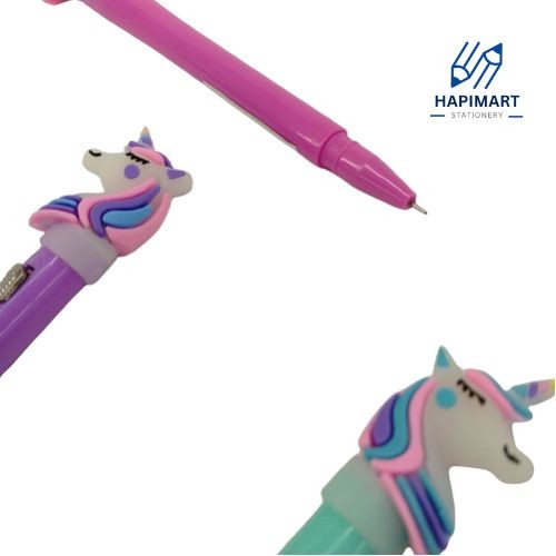 

Pena Gel Hias Kepala Unicorn Tinta Hitam Dengan Cahaya/Pulpen Gel Unik Karakter Alat Tulis Sekolah