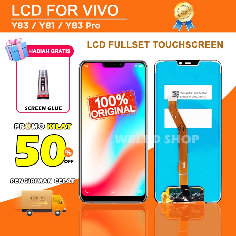 [ORIGINAL] LCD VIVO Y83 Y81 Y83 Pro Fullset Touchscreen Hp Touch Screen Layar Sentuh Ponsel Lengkap 