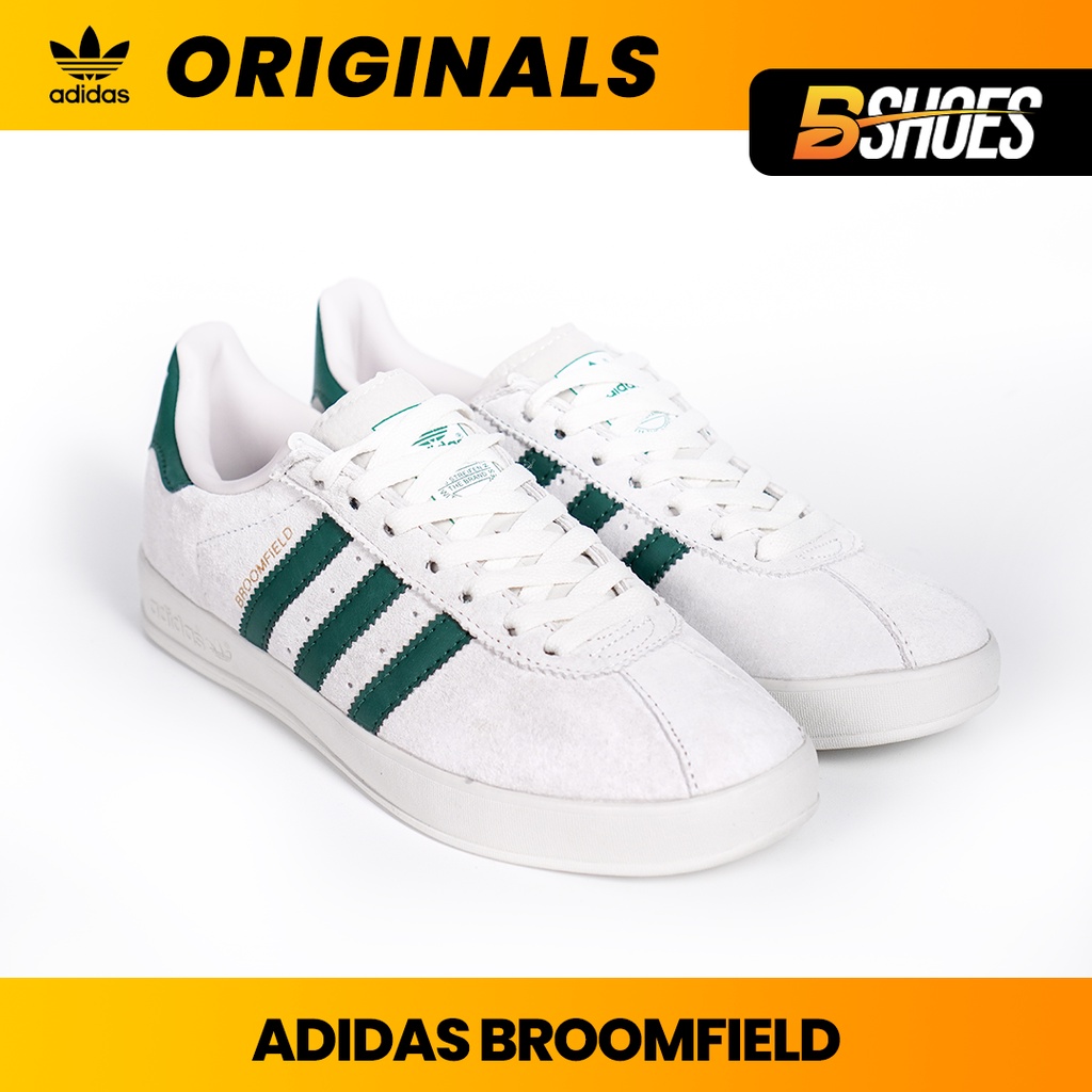 Adidas Broomfield White Green Sepatu Sneakers Adidas Broomfield Sepatu Snakers Pria Sepatu Adidas Br