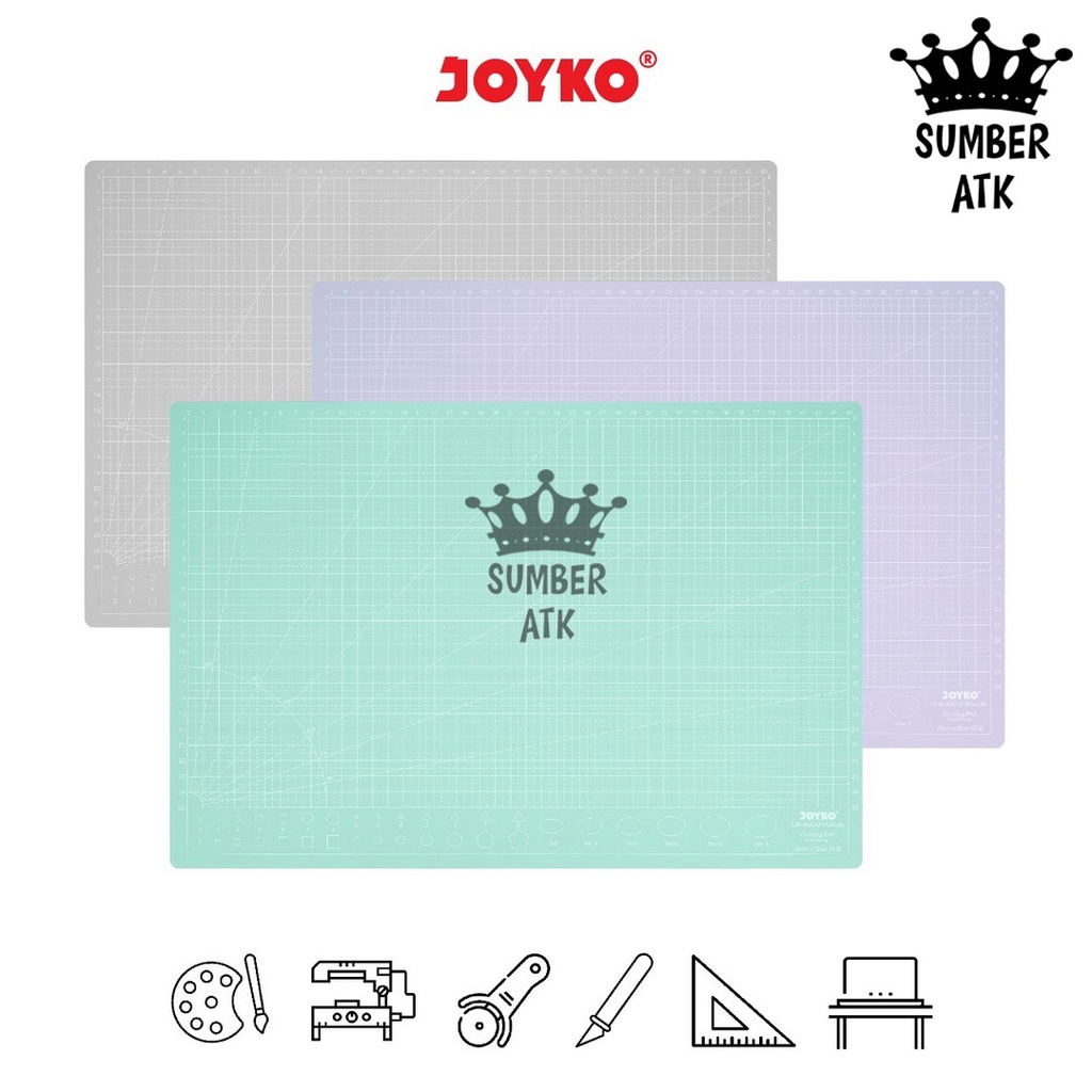 

Cutting Mat Alas Potong Joyko CM-A3CO Ukuran A3