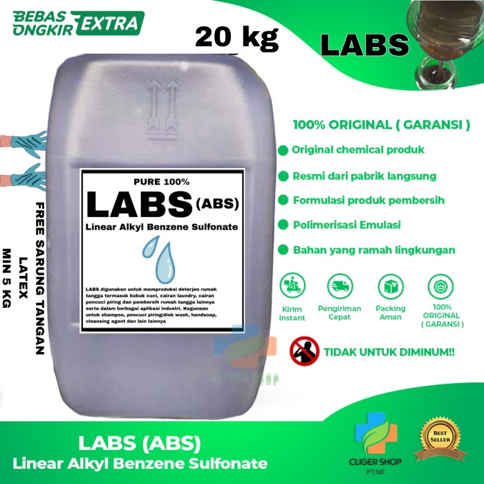 LABS 20KG MURNI / LABSA 20KG GROSIR